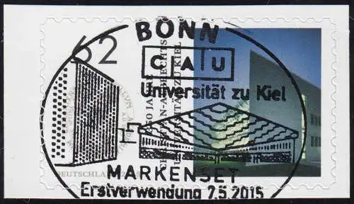 3155 Christian-Albrechts-Universität Kiel, selbstklebend aus FB 48, EV-O Bonn