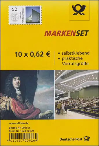 FB 48 Université de Kiel, feuille de 10x 3155, EV-O Bonn 7.5.2015