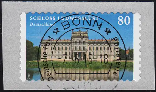 3128 Schloss Ludwigslust selbstklebend von der Rolle, VS-O Bonn 7.5.15