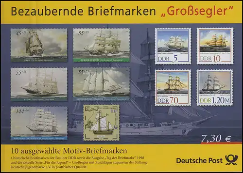 Bezaubernde Briefmarken mit dem Motiv Großsegler, **