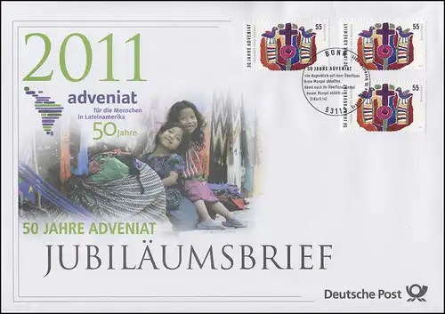 2899 Lateinamerika-Hilfswerk Adveniat 2011 - Jubiläumsbrief