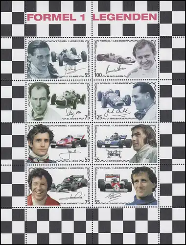 2592-2599 Coureur de Formule 1 2006 - Arc complet, frais de port