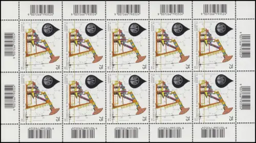 2684 Erdölförderung 2007 - kompletter Kleinbogen, postfrisch **