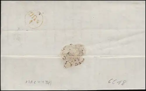 Hanovre Vorphilatelie Lettre de l'uniciateur ROTENBURG (écrit 2.8.1831)