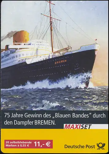2417 Bande bleue BREMEN: côté gauche du MH 56 avec SSt LOSHEIM vapeur 7.8.04