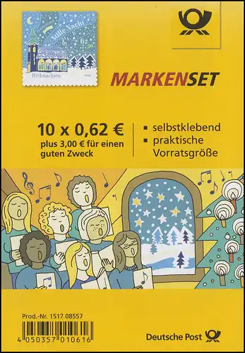 102 MH Weihnachten - Stille Nacht, Heilige Nacht 2015, selbstklebend, EV-O Bonn
