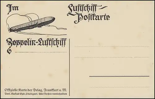 Zeppelin-Aviateur-PK: Baden-Bad Friedrich- und Viktoria-bad, inutilisé