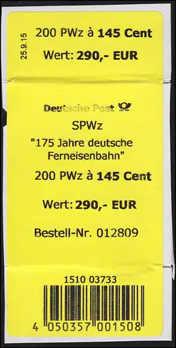 3070II Banderole de chemin de fer de longue distance / autocollants de la 2e édition 2015