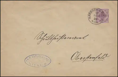 Envoi de service 5 p. violet Cour administrative MARBACH 11.11.99 à l'Institut de théâtre scolaire