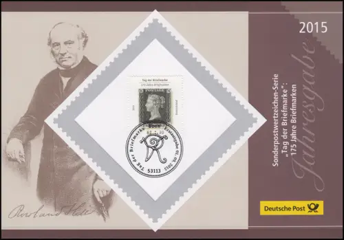 Jahresgabe der Post 2015 - Tag der Briefmarke & Penny Black