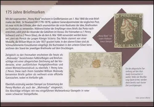 Jahresgabe der Post 2015 - Tag der Briefmarke & Penny Black