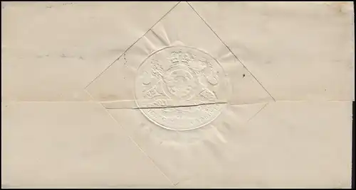 Hannover Vorphilatelie Briefhülle Rahmenstempel HANNOVER 10. FEB.. nach Asendorf