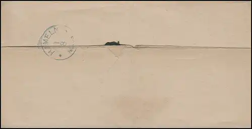 Hannover Vorphilatelie Coque en encastrée HANNOVER 1.8 selon Hameln