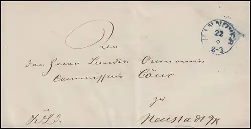 Hannover Dienstpost Hotte Encerclement HANNOVER 22.8. vers Neustadt