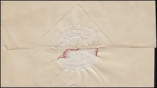 Hannover Vorphilatelie Coiffe de lettre Stamp de cadre HANNOVER 19 AVR.