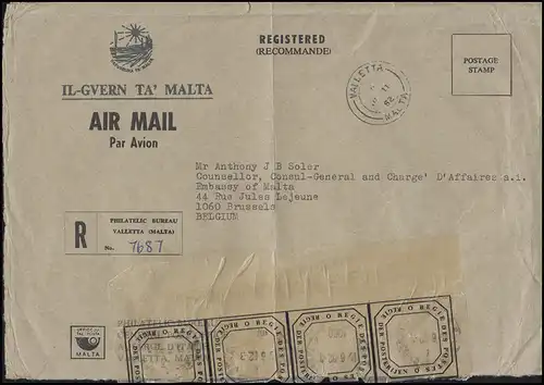 Gouvernement de Malte Lettre R-VALLETTA à l'Ambassadeur à Bruxelles 15.6.82