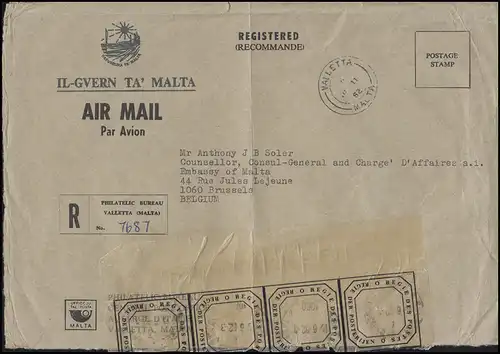 Regierung von Malta R-Brief VALLETTA an den Botschafter in Brüssel 15.6.82
