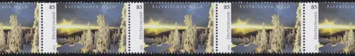 3203 Bayerischer Wald 5er-Streifen aus Rolle mit GERADER Nummer **