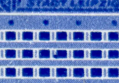 Block 23 INTERMESS III 10+70 Pf. mit PLF 1129 blauer Fleck am Fenster, **