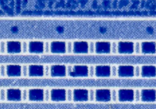 Block 23 INTERMESS III 10+70 Pf. mit PLF 1129 blauer Fleck am Fenster, **