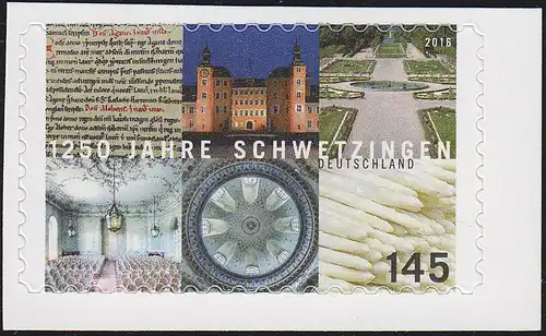 3221 Ville de Schwetzingen, autocollant en feuille 54 **