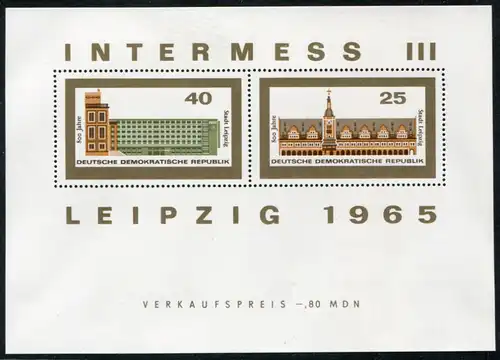 Bloc 24 INTERMESS 25+40 Pf avec l'ombre de mur PLF commençante sur 1127, **