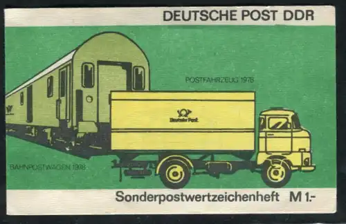 SMHD 9bba Posttransport 1978: innen mit kopfstehendem Werbeeindruck, **
