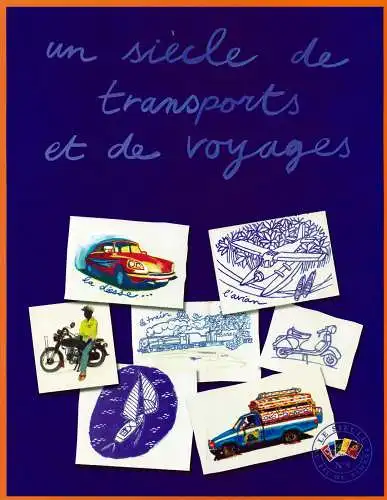 3453-3457ff Événements du 20e siècle 2000-2002 6 classettes avec 6 petits arcs **