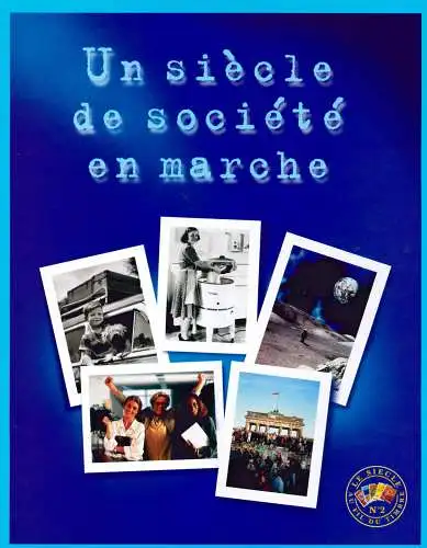 3453-3457ff Événements du 20e siècle 2000-2002 6 classettes avec 6 petits arcs **