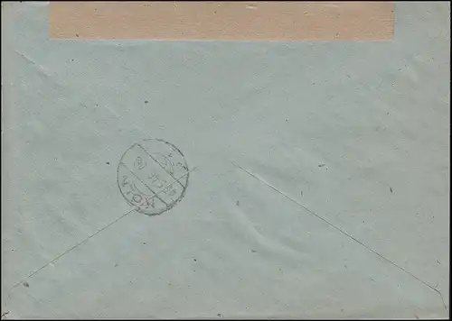 AM-Post-MiF R-Lettre Not-R-Zettel Hennef (SIEG) 1-11.5.46 vers Cologne 13.5.47