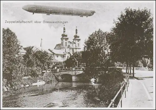 Luftschiffspost DKL 49 PESTALOZZI Briefmarkenausstellung DONAUESCHINGEN 21.5.98