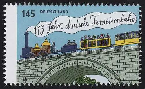 3070I Deutsche Ferneisenbahn, postfrisch **