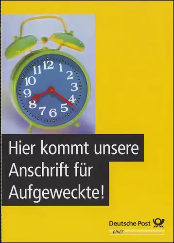 Postfach-PK PFK 4Ib SWK Kleiner Réveil SSt PhILIPPSBURG 11.9.99 vers Schönenberg