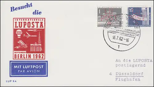 140+145 images urbaines avec l'emplacement LUPOSTA sur PK spécial LupOSta SSt BERLIN 16.7.62