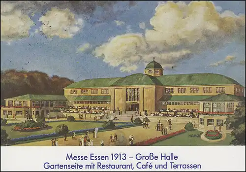 PP 109 anniversaire 75 ans Messe Essen 1913-1988, inutilisé **