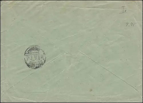 ZD Hindenburg avec S 175, S 191, P 211, ... Lettre R avec 5 Zd LEIPZIG 13.9.41