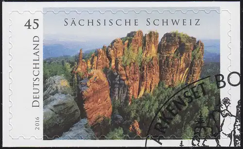 3251 Wildes Deutschland - Sächsische Schweiz, sk auf neutraler Folie, O