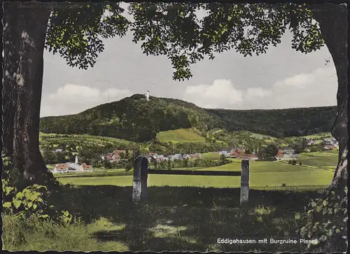 Landpost Eddigehausen über Göttingen auf AK Eddigehausen GÖTTINGEN 17.3.61