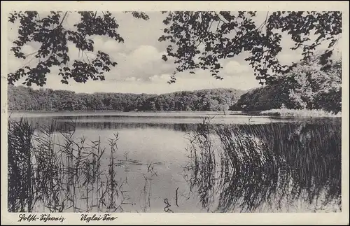 Landpost Krummsee sur MALENTE-GREMSMÜHLEN 16.9.57 sur AK vers Wetzlar