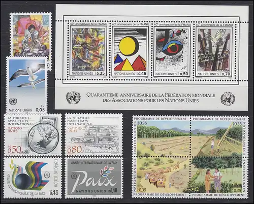 137-150 UNO Genf Jahrgang 1986 komplett, postfrisch **