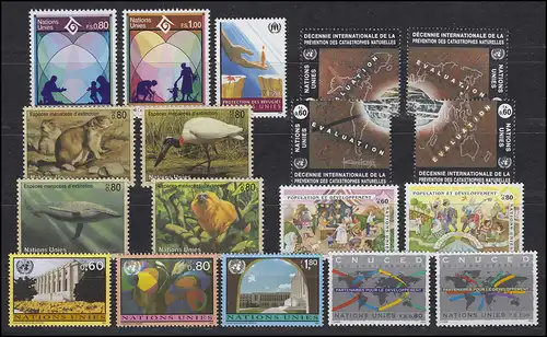 243-260 Nations unies Genève année 1994 complète, frais de port **