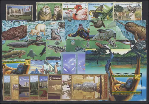 329-359 Nations unies Genève, année 1998, complet, frais de port **