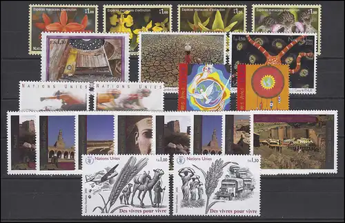 508-529 UNO Genf Jahrgang 2005 komplett, postfrisch **