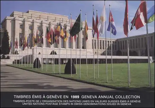 UNO Genf Jahressammelmappe 1989, postfrisch **