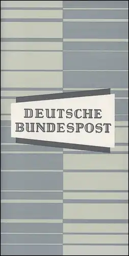 Ministerkarte Bund 447-450 Wofa Märchen Typ IIIc, Satz ** und ESSt Bonn 1964
