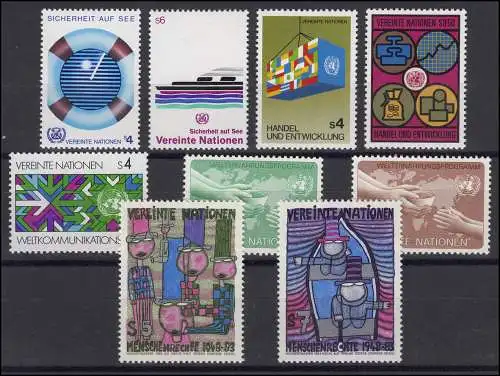 29-37 Nations unies Vienne année 1983 complète, frais de port **