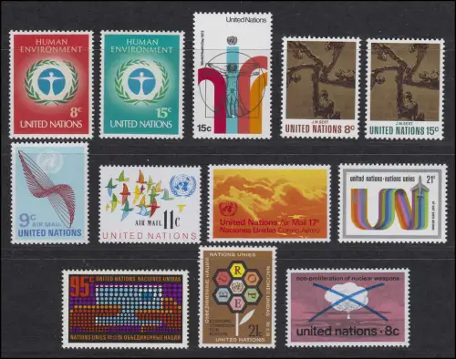 242-253 New York année 1972 complète, frais de port **