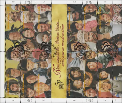 Nations Unies Genève 273 Jubilé 50 ans Nations unies 1945-1995, Bogen ZD ESSt