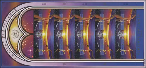 UNO Wien 133-134 Weltraumjahr - Projekt Planet Erde 1992, Kleinbogen **