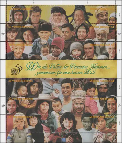 Nations Unies, Paris, 19-201 Jubilé des Nations unies, 1995, Bogen ZD